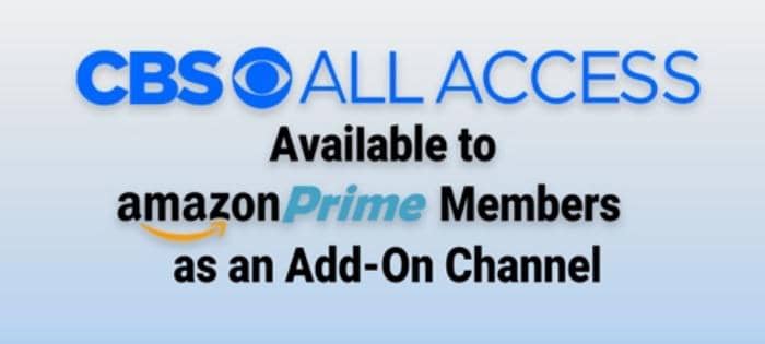 How do i add cbs all access to sale amazon prime