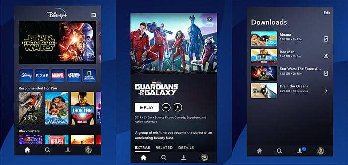 Disney Plus App：下載Disney+內容線下觀看
