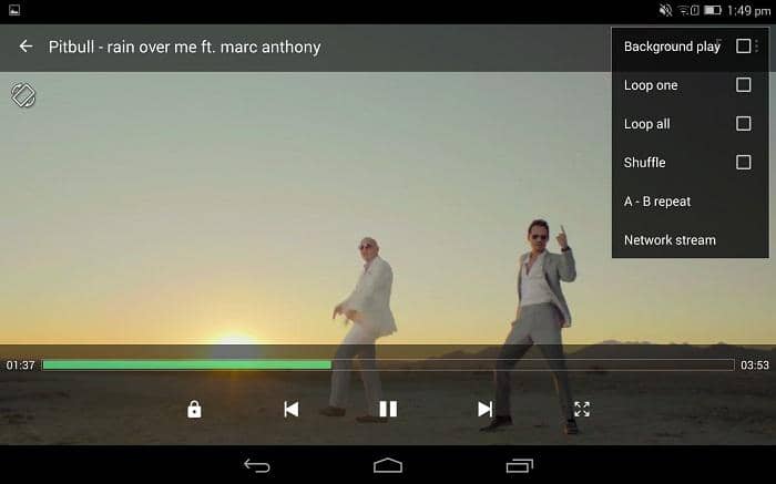 avi video player for android