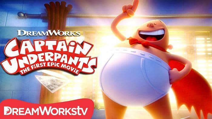 Top 10 des meilleures comédies à voir sur Netflix:8. Captain Underpants: The First Epic Movie