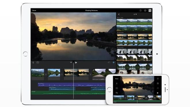 Launch a New Project in imovie on ipad