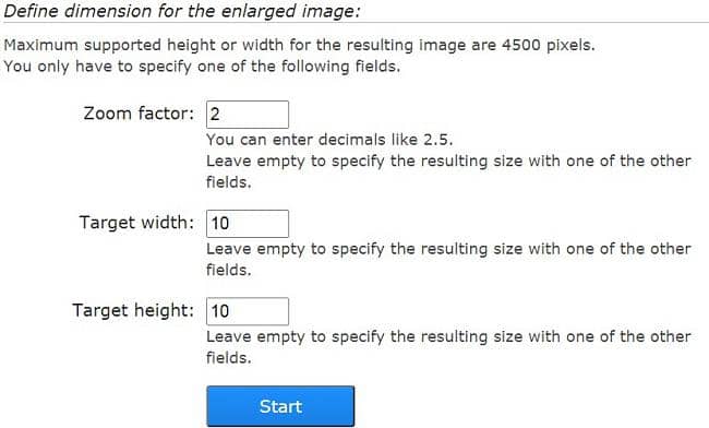 Convert low resolution image to high resolution:2.9 ImageEnlarger