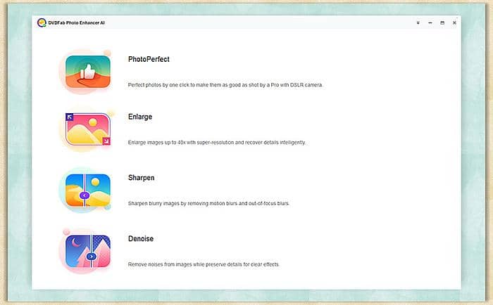 Enlarge Image without Losing Quality with DVDFab Photo Enhancer AI