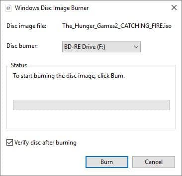 Graver un CD/DVD avec Windows 7