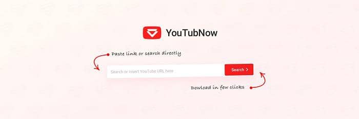 Top 11 des YouTube downloader en ligne gratuits:11. YouTubNow