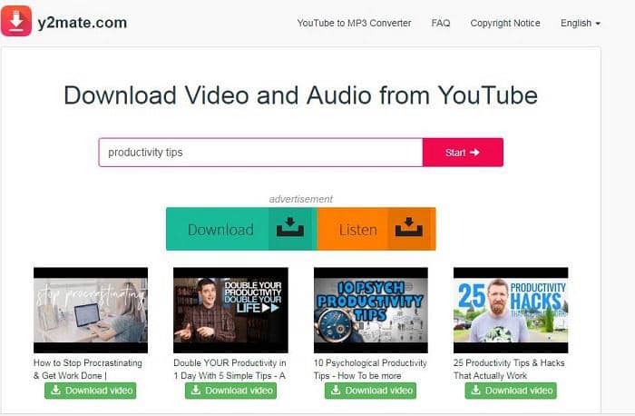 Y2Mate Youtube Video Download : Youtube Downloader ...