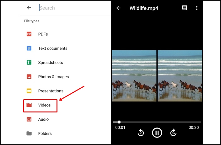 How To Play MP4 In Google Drive 