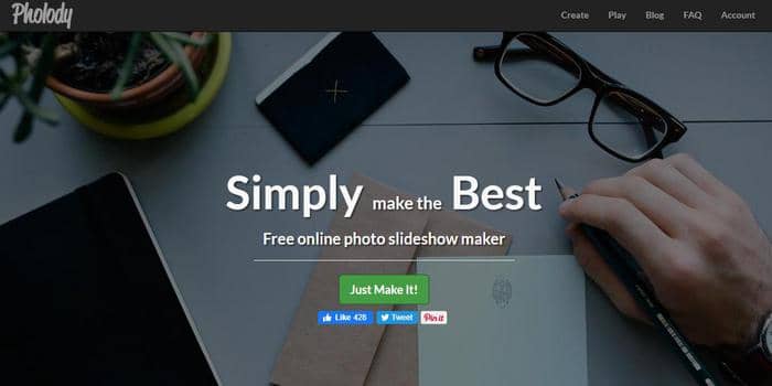 Pholody free online image to video maker