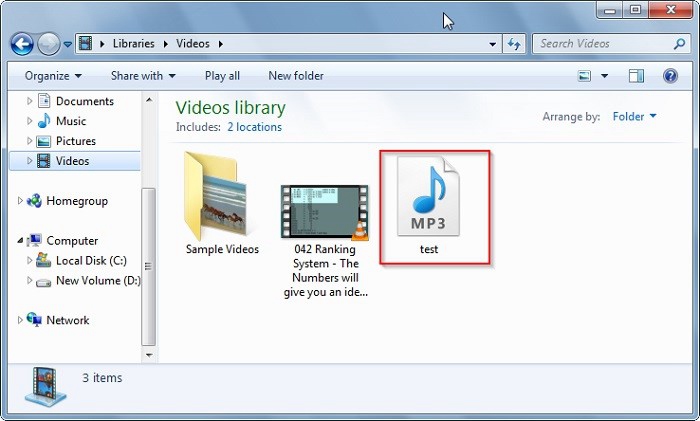 Windows メディアプレーヤーの代替ソフトでmp4をmp3に変換する