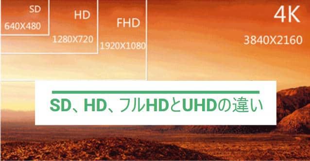 21年 Sd Hd フルhdとuhdの違い 4k Ultra Hd Blu Rayを簡単にコピー リッピング 再生する方法