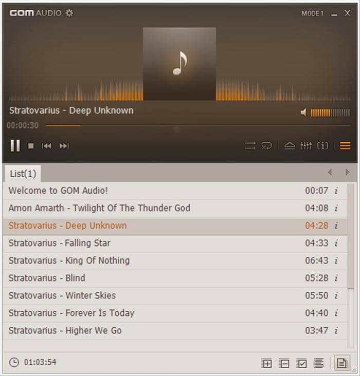 působivé mac hudební přehrávač, který podporuje mnoho audio formátů