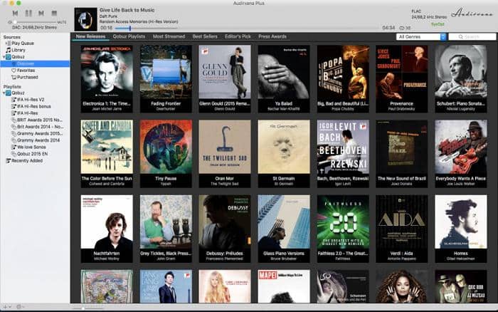 audiophiler Musikplayer für Mac