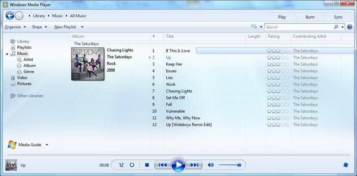 windows media player