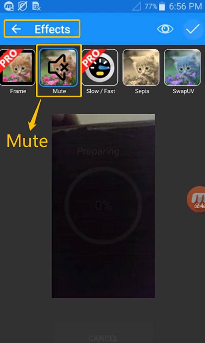 How to Mute Video on Android