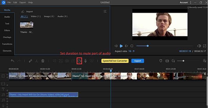 Mute Video with Video Editor