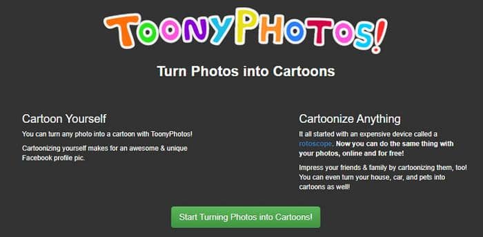 toony-photos: turn photo into cartoon