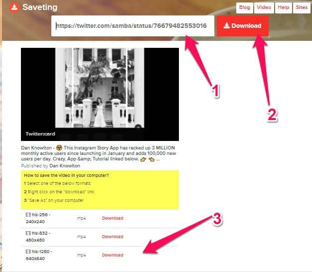 How to Download Twitter Videos to MP4?