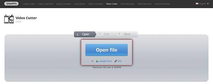 Online video cutter for simple edit