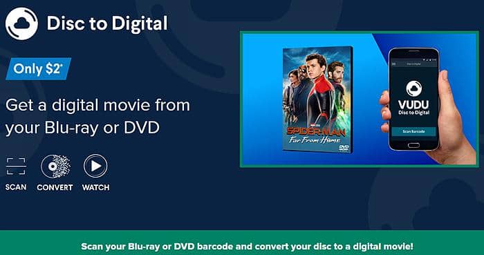 Best Ways to Convert Vudu Disc to Digital