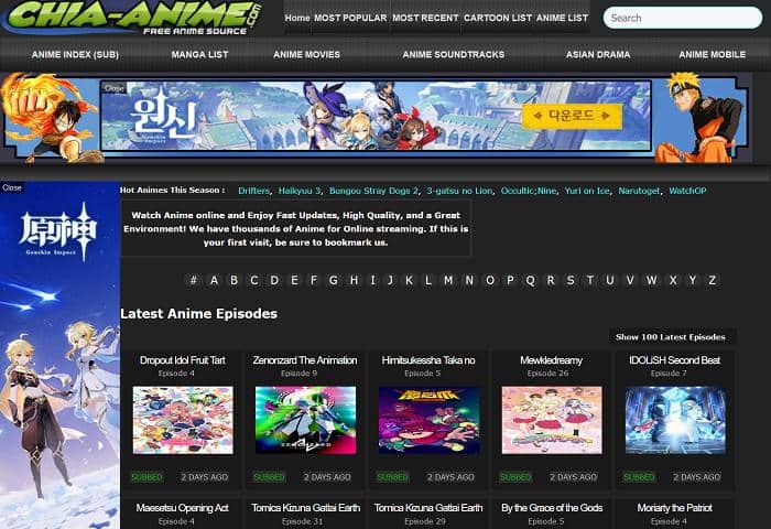 I've made a list of the BEST anime websites all with little to NO