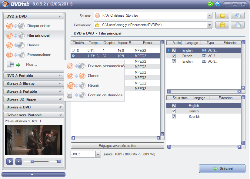 Copier et graver DVD avec DVDFab DVD Copy de manière flexible et simple