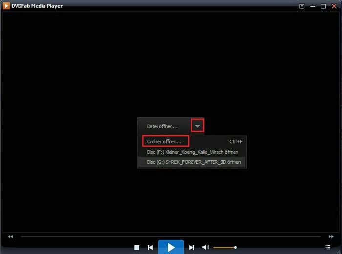 Wie kann man DVDOrdner mit DVDFab Media Player 2 abspielen?