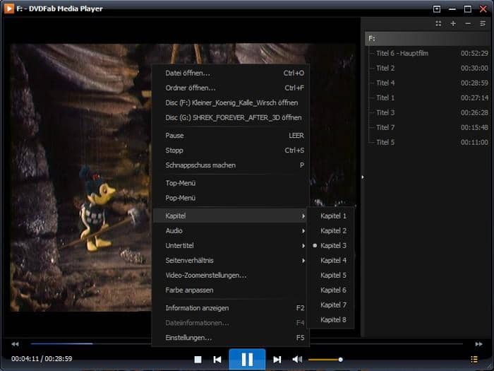 Wie kann man DVDOrdner mit DVDFab Media Player 2 abspielen?