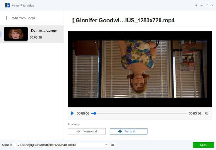 flip youtube video upside down