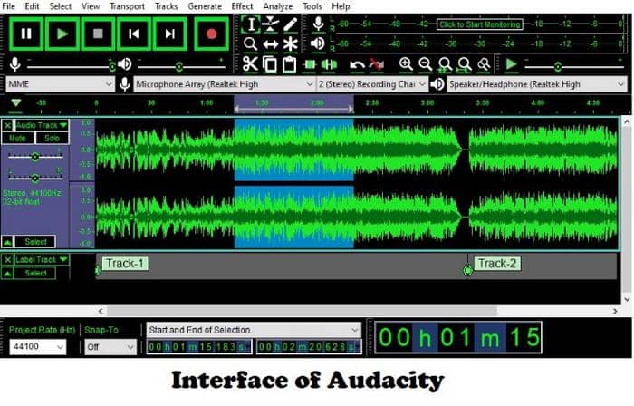 Audacityの使い方及びaudacityが使えない時の対策