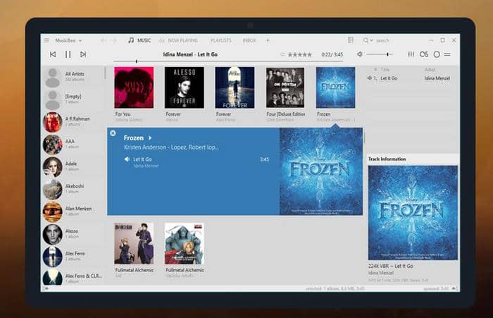 musicbee top music player for windows 10